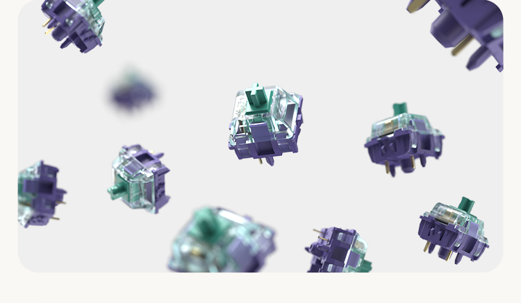 OUTVA&Nuphy Azure Dragon Switches V4